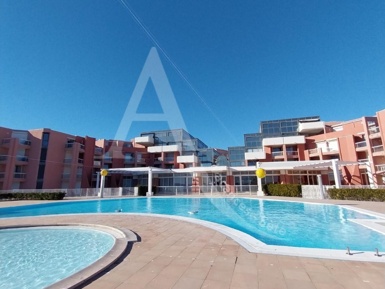 Studio Vue Mer Avec Pkg, Piscine, Tennis, Plage Direct Sete Exterior photo