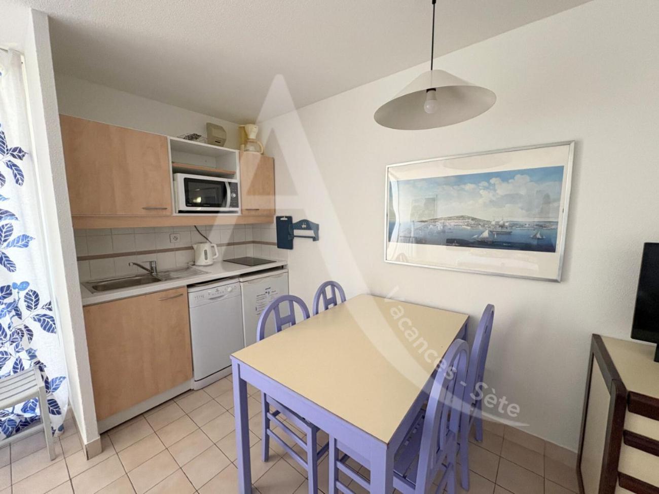 Studio Vue Mer Avec Pkg, Piscine, Tennis, Plage Direct Sete Exterior photo